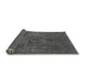 Sideview of Abstract Gray Modern Rug, abs1281gry