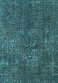 Abstract Light Blue Modern Rug, abs1281lblu