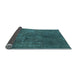 Sideview of Abstract Light Blue Modern Rug, abs1281lblu