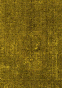 Abstract Yellow Modern Rug, abs1281yw