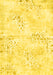 Abstract Yellow Modern Rug, abs1282yw