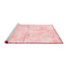 Modern Red Washable Rugs