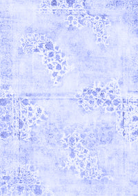 Abstract Blue Modern Rug, abs1282blu