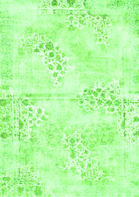 Abstract Green Modern Rug, abs1282grn