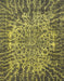 Abstract Antique Bronze Green Modern Rug, abs1283