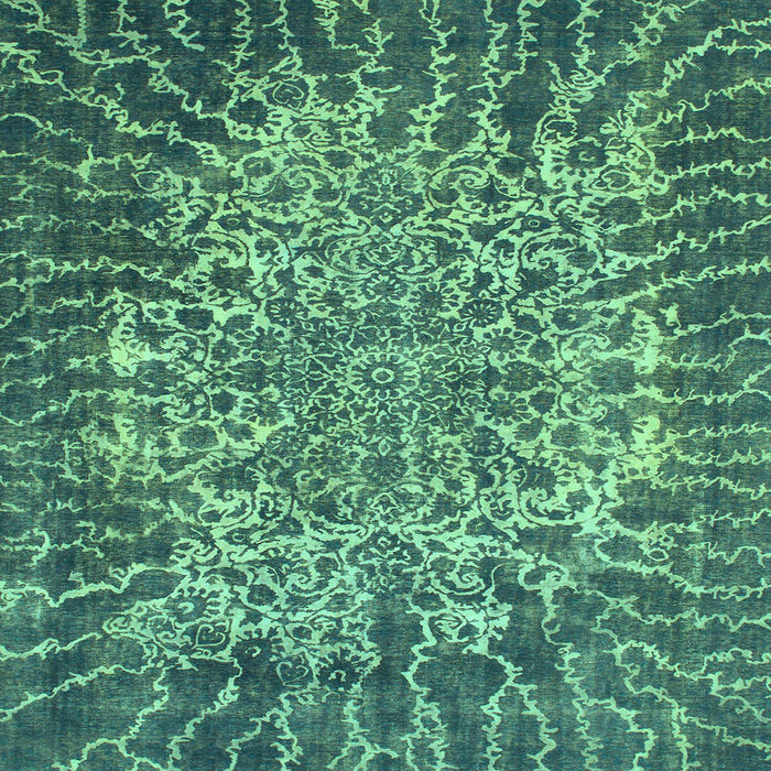 Square Machine Washable Abstract Light Blue Modern Rug, wshabs1283lblu