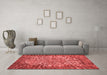 Modern Red Washable Rugs