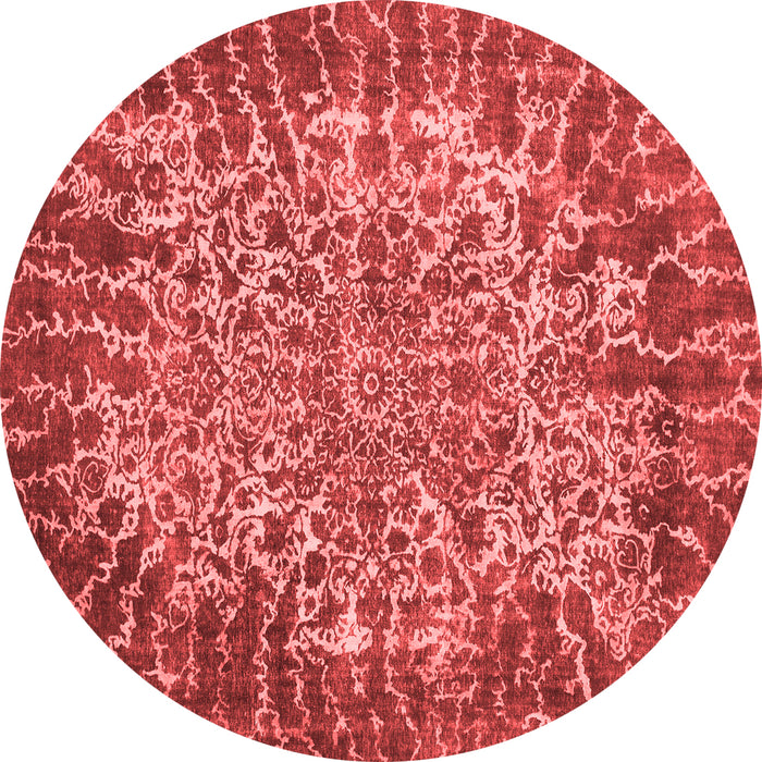 Machine Washable Abstract Red Modern Rug, wshabs1283red