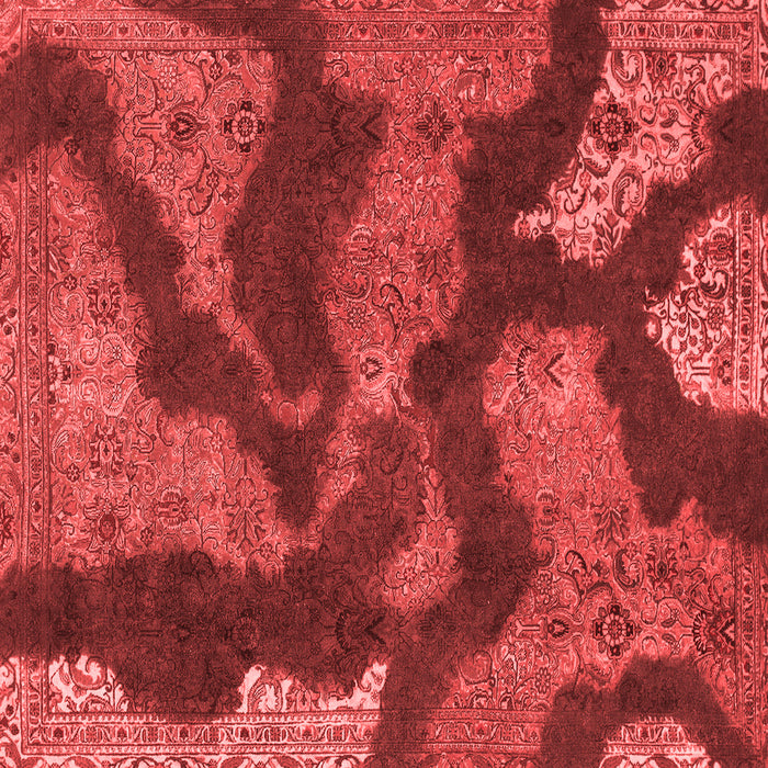 Machine Washable Abstract Red Modern Rug, wshabs1284red