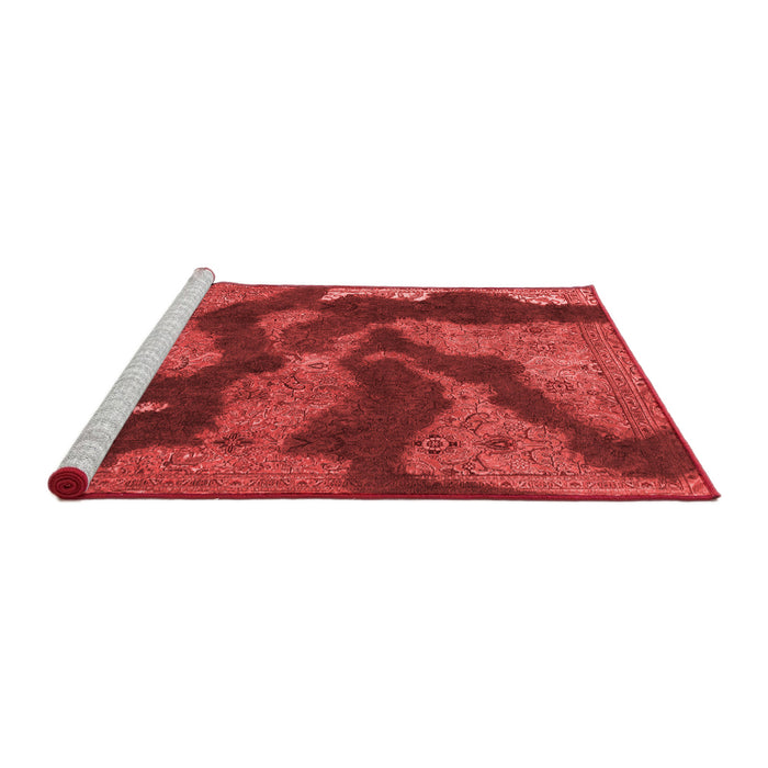 Modern Red Washable Rugs