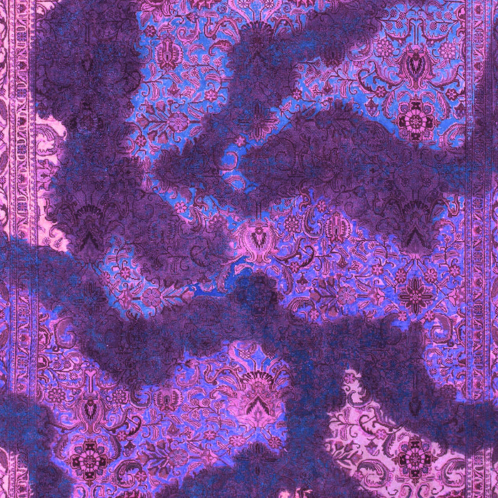 Machine Washable Abstract Purple Modern Area Rugs, wshabs1284pur