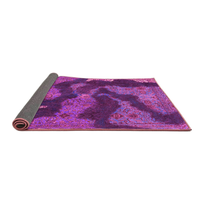 Sideview of Abstract Pink Modern Rug, abs1284pnk