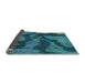 Sideview of Abstract Light Blue Modern Rug, abs1284lblu