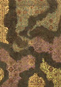 Abstract Brown Modern Rug, abs1284brn