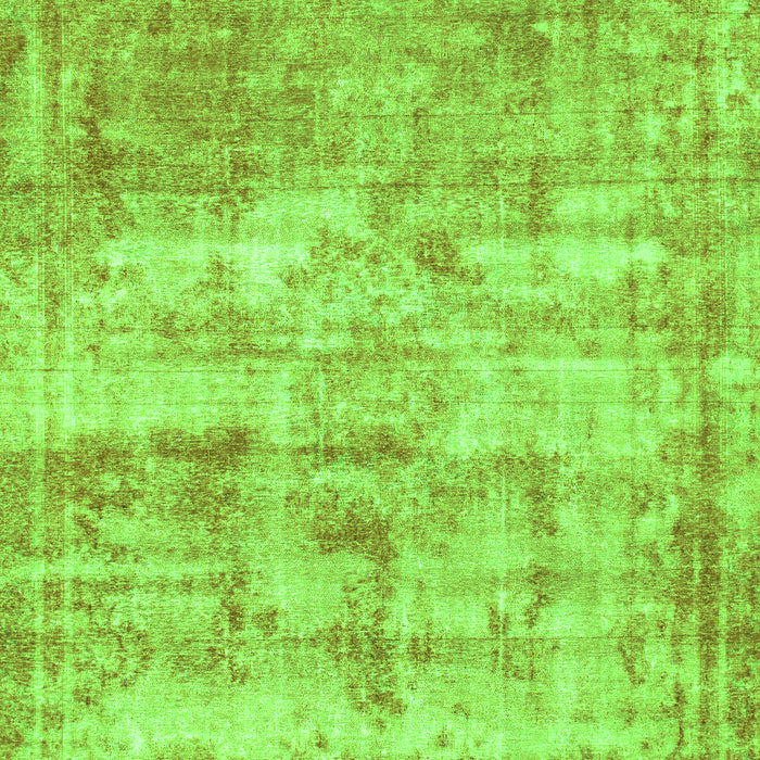 Abstract Green Modern Rug, abs1285grn