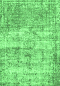 Abstract Emerald Green Modern Rug, abs1285emgrn