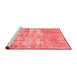 Modern Red Washable Rugs