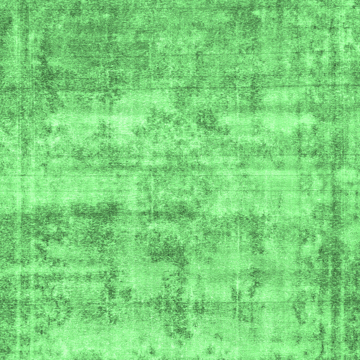 Machine Washable Abstract Emerald Green Modern Area Rugs, wshabs1285emgrn