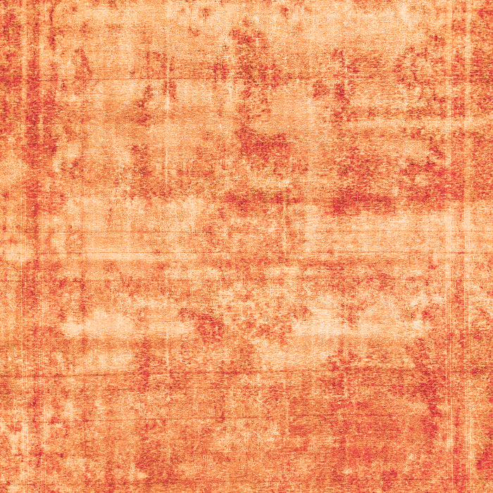 Machine Washable Abstract Orange Modern Area Rugs, wshabs1285org