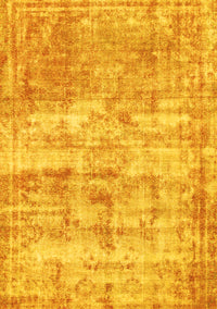 Abstract Yellow Modern Rug, abs1285yw