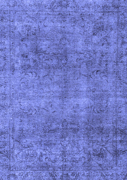 Abstract Blue Modern Rug, abs1286blu