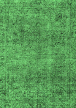 Abstract Emerald Green Modern Rug, abs1286emgrn