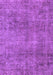 Machine Washable Abstract Purple Modern Area Rugs, wshabs1286pur