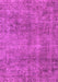 Machine Washable Abstract Pink Modern Rug, wshabs1286pnk