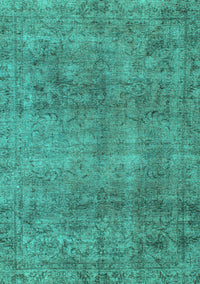 Abstract Turquoise Modern Rug, abs1286turq