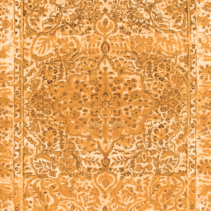Machine Washable Abstract Orange Modern Area Rugs, wshabs1287org