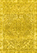 Abstract Yellow Modern Rug, abs1287yw