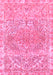 Abstract Pink Modern Rug, abs1287pnk