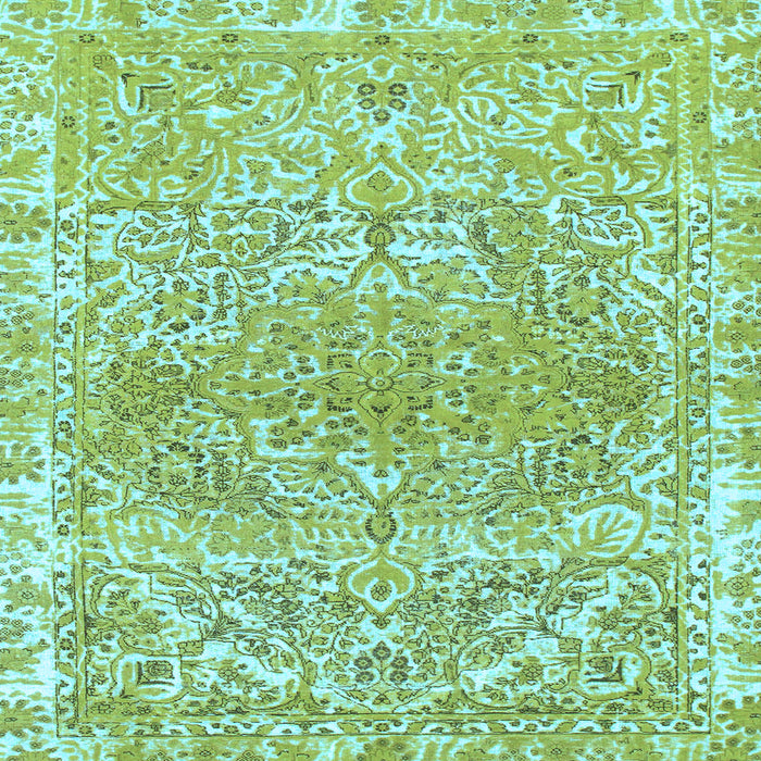 Square Machine Washable Abstract Light Blue Modern Rug, wshabs1287lblu