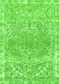 Abstract Green Modern Rug, abs1287grn