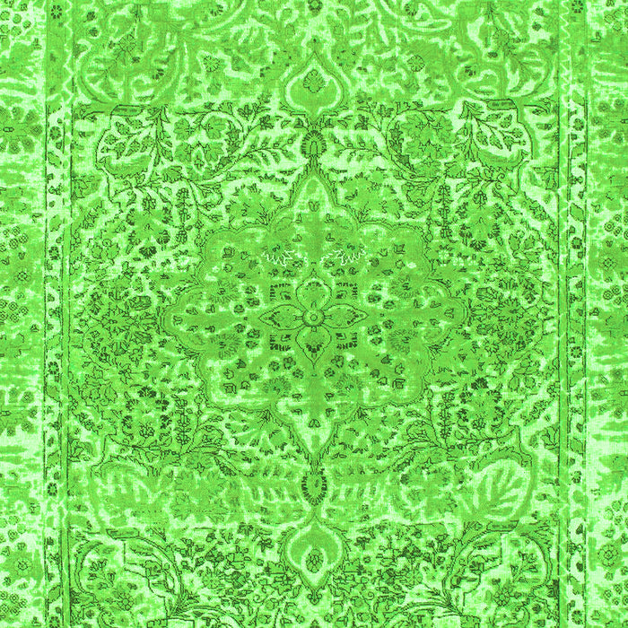 Abstract Green Modern Rug, abs1287grn