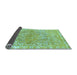 Sideview of Abstract Light Blue Modern Rug, abs1287lblu