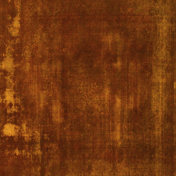 Square Abstract Yellow Modern Rug, abs1288yw
