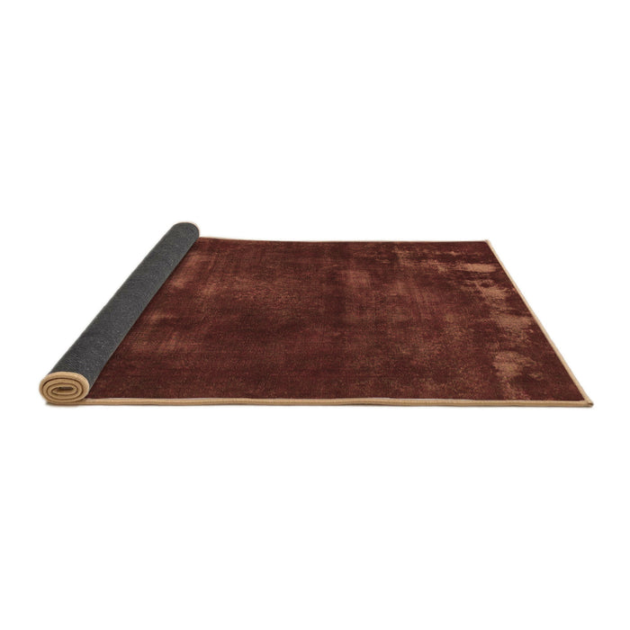 Sideview of Abstract Brown Modern Rug, abs1288brn