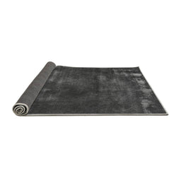 Sideview of Abstract Gray Modern Rug, abs1288gry