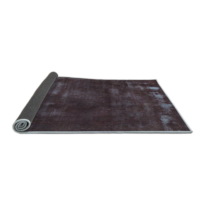 Sideview of Abstract Light Blue Modern Rug, abs1288lblu