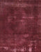 Abstract Bright Maroon Red Modern Rug, abs1288