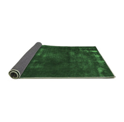 Sideview of Abstract Emerald Green Modern Rug, abs1288emgrn