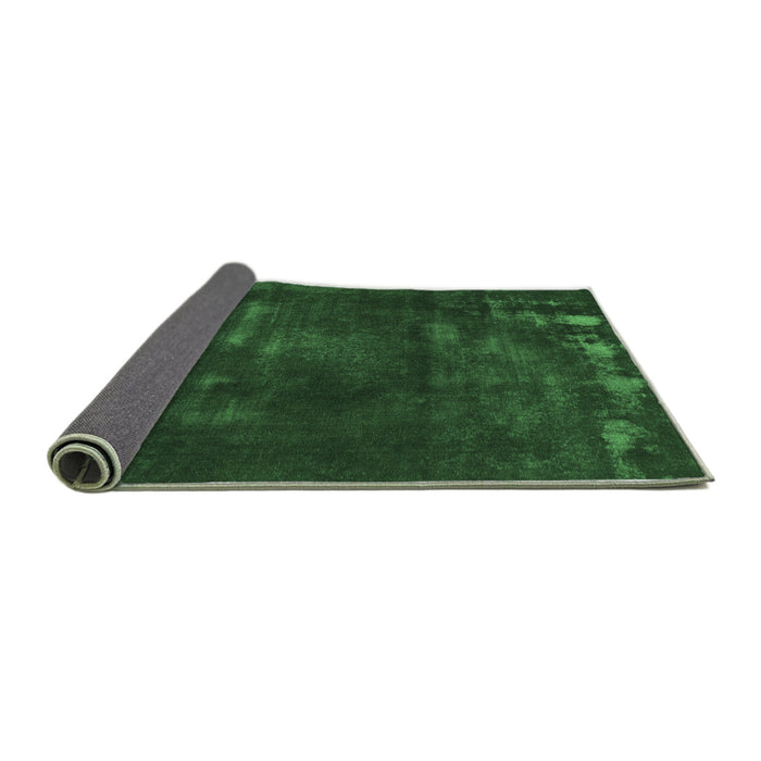 Sideview of Abstract Emerald Green Modern Rug, abs1288emgrn