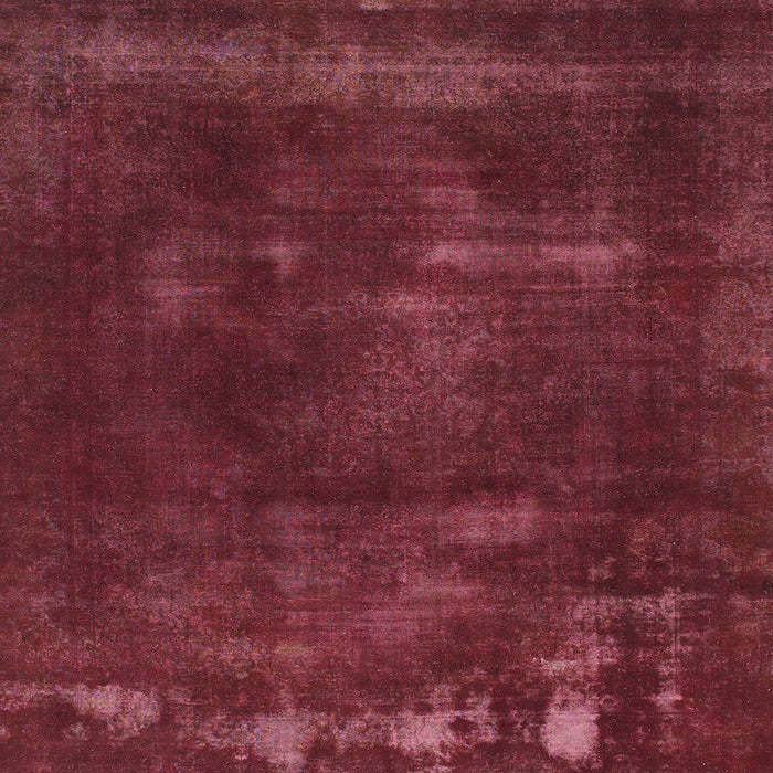 Square Machine Washable Abstract Bright Maroon Red Rug, wshabs1288