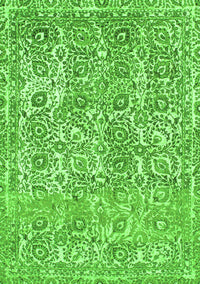 Abstract Green Modern Rug, abs1289grn