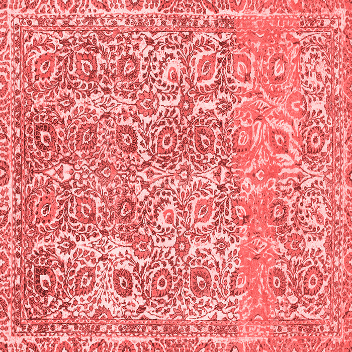 Machine Washable Abstract Red Modern Rug, wshabs1289red