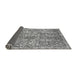 Sideview of Abstract Gray Modern Rug, abs1289gry