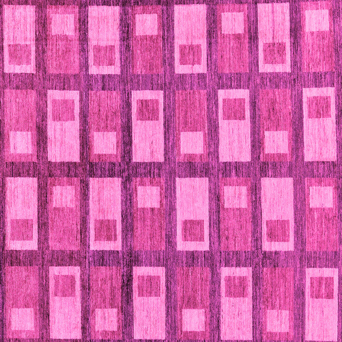 Square Abstract Pink Modern Rug, abs128pnk