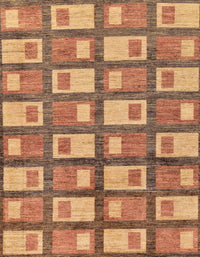 Machine Washable Abstract Red Rug, wshabs128