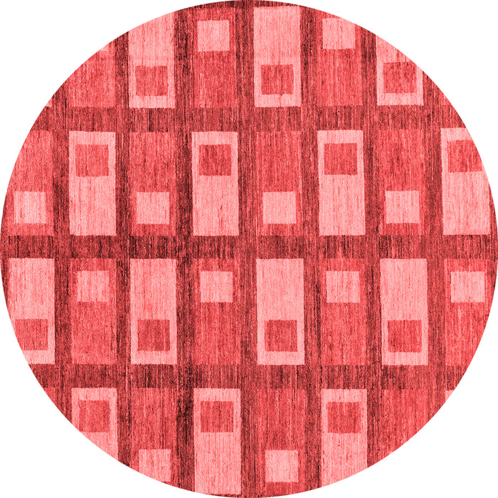 Machine Washable Abstract Red Modern Rug, wshabs128red